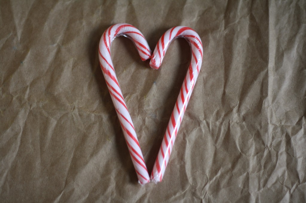 candy cane heart