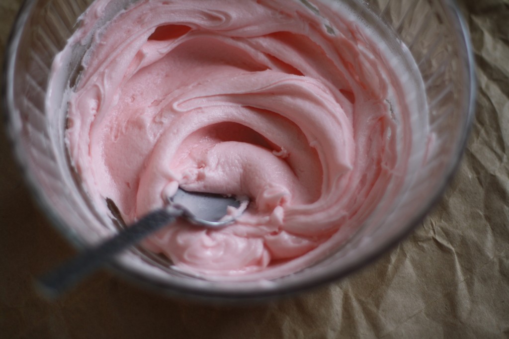 melted candy cane frosting, butter me up, Brooklyn!