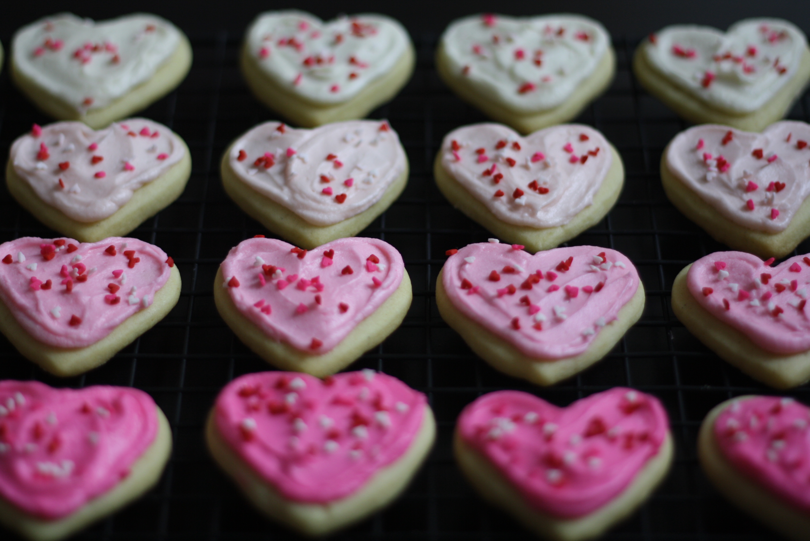 frosted heart cookies, butter me up, Brooklyn! 2