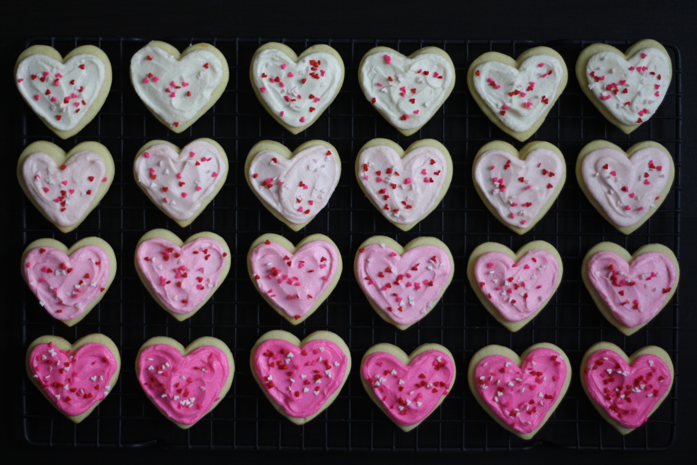 frosted heart cookies, butter me up, Brooklyn! 3