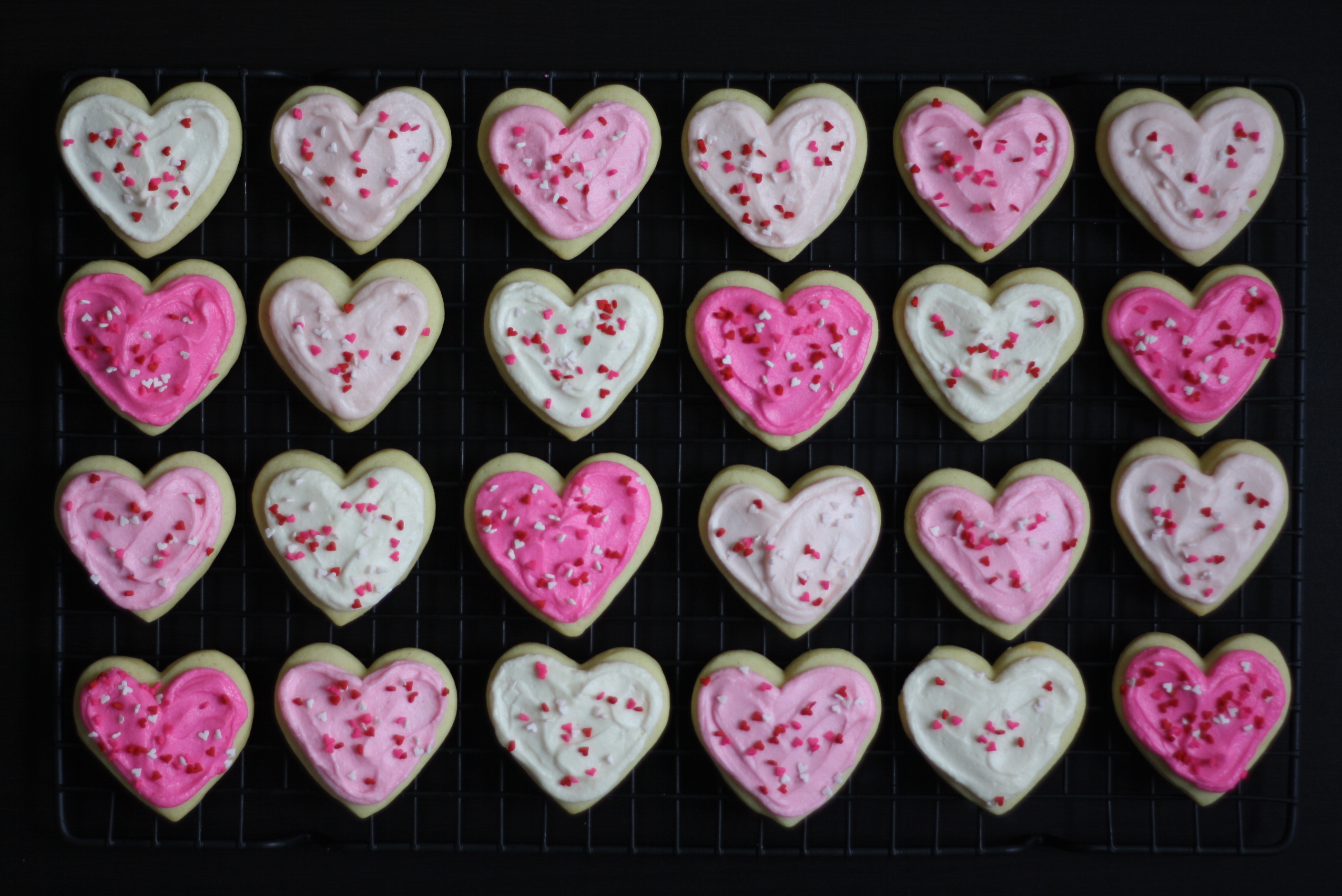 frosted heart cookies, butter me up, Brooklyn! 4